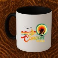 Summer Vacation Cancun Mexico Beach Coffee Mug thumb 2