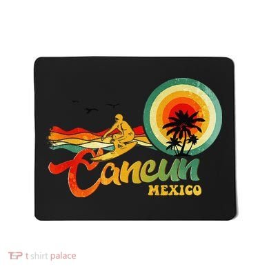 Summer Vacation Cancun Mexico Beach Mousepad