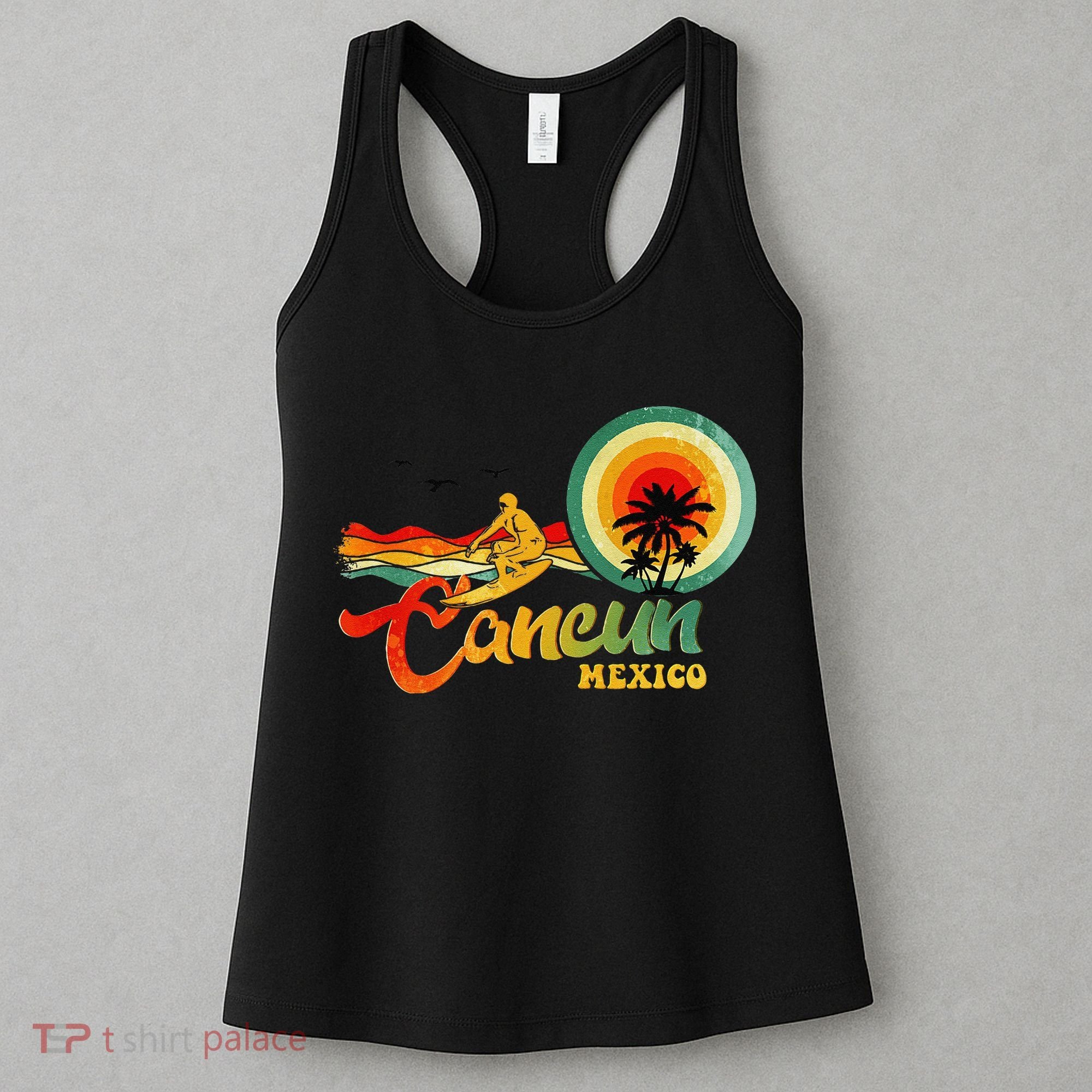 Summer Vacation Cancun Mexico Beach Women's Tank Top