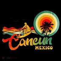 Summer Vacation Cancun Mexico Beach Women's Tank Top thumb 5
