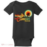 Summer Vacation Cancun Mexico Beach Baby Bodysuit thumb 0