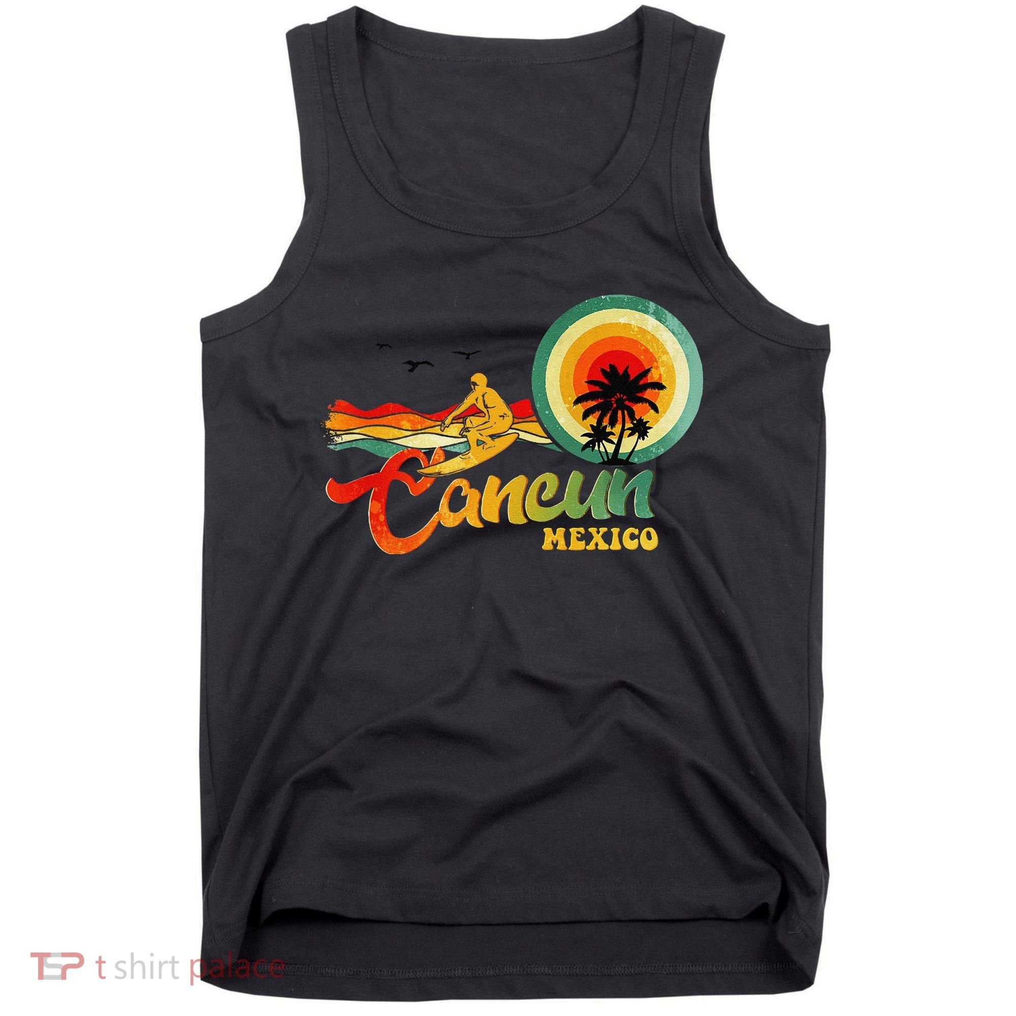 Summer Vacation Cancun Mexico Beach Tank Top