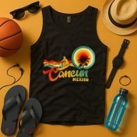 Summer Vacation Cancun Mexico Beach Tank Top thumb 4