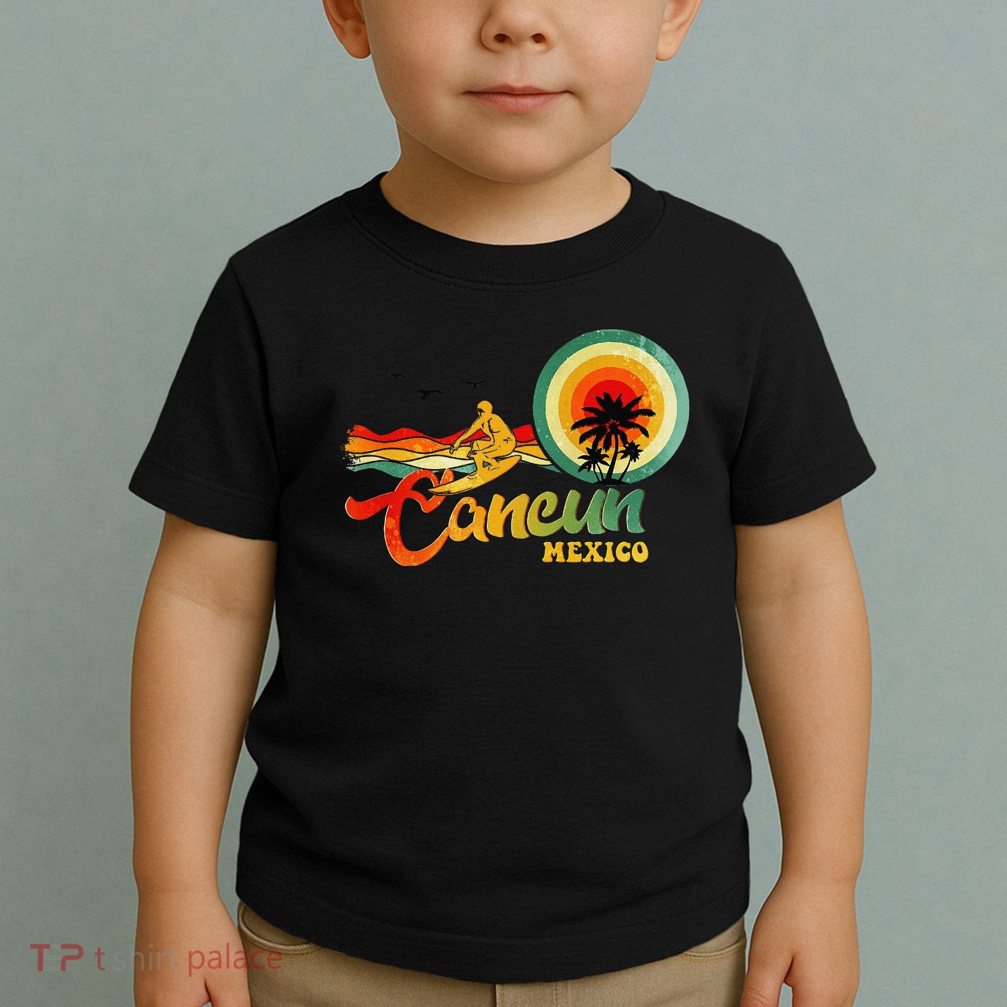 Summer Vacation Cancun Mexico Beach Toddler T-Shirt