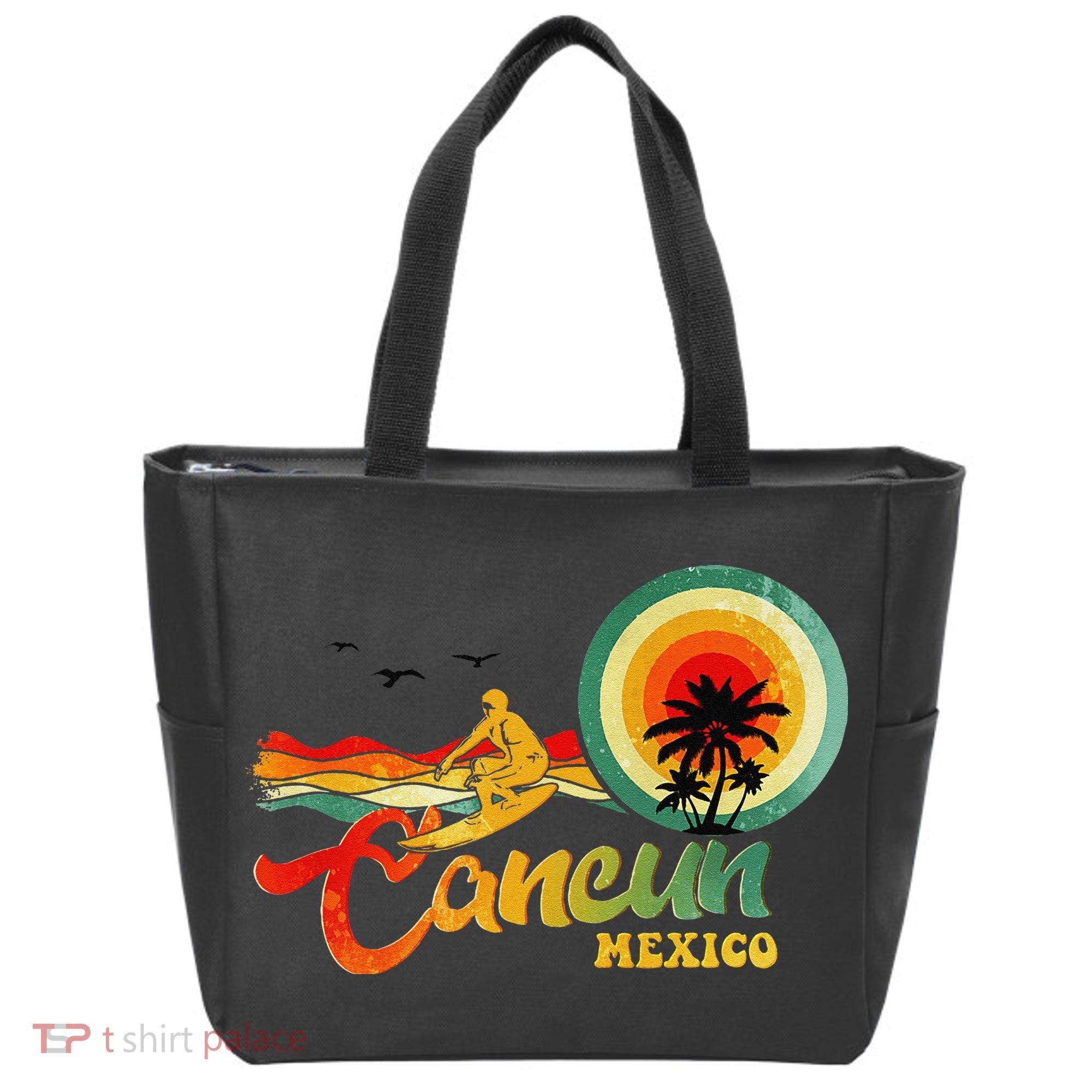 Summer Vacation Cancun Mexico Beach Tote Bag