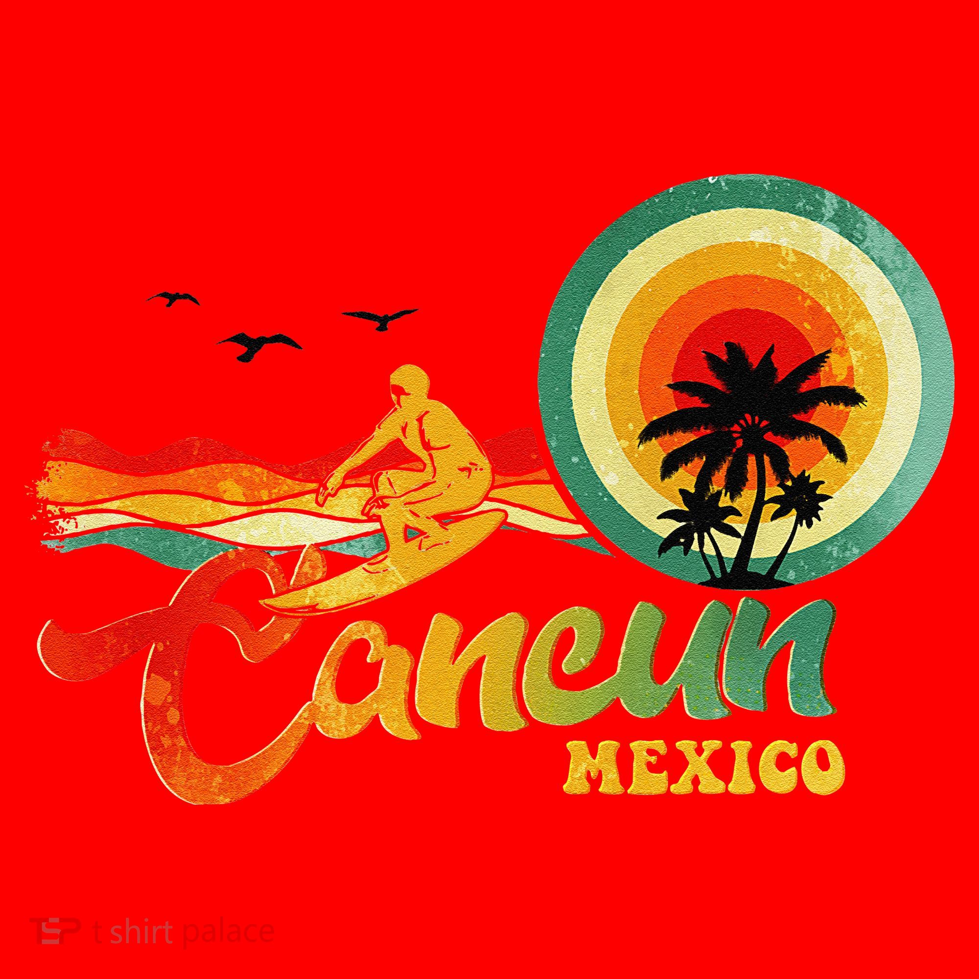 Summer Vacation Cancun Mexico Beach Santa Hat