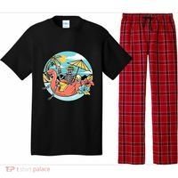Summer Vibes Chill Vibes Only Hippie Skeleton Pajama Set thumb 0