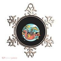 Summer Vibes Chill Vibes Only Hippie Skeleton Ornament thumb 0