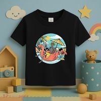 Summer Vibes Chill Vibes Only Hippie Skeleton Toddler T-Shirt thumb 3