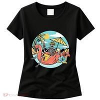 Summer Vibes Chill Vibes Only Hippie Skeleton Women's T-Shirt thumb 0