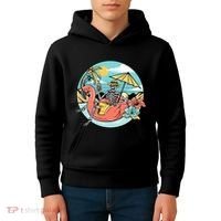 Summer Vibes Chill Vibes Only Hippie Skeleton Kids Hoodie thumb 4