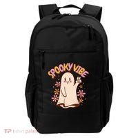 Spooky Vibe Cute Hippie Ghost Backpack thumb 0