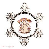 Spooky Vibe Cute Hippie Ghost Ornament thumb 0