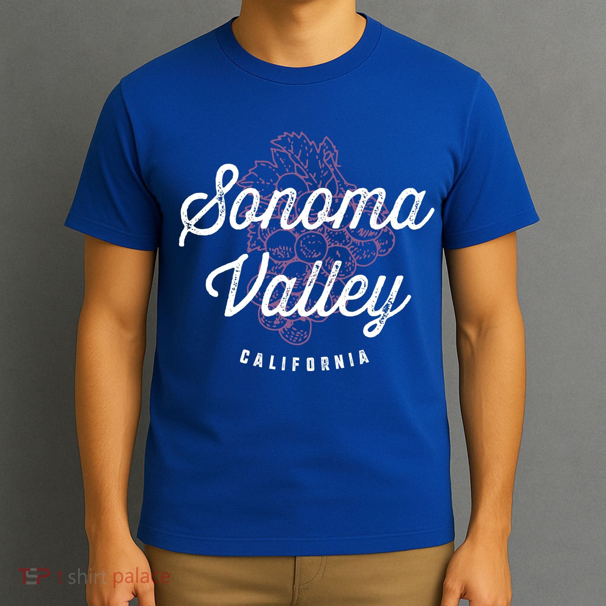 Sonoma Valley California Wine Country Vintage Gift T-Shirt
