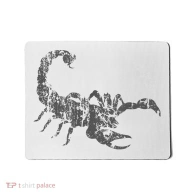 Scorpion Vintage Design Distressed Scorpion Print Mousepad