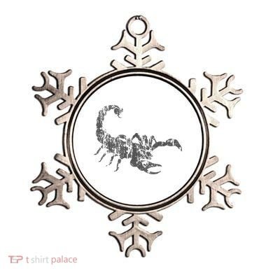 Scorpion Vintage Design Distressed Scorpion Print Ornament