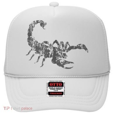 Scorpion Vintage Design Distressed Scorpion Print Hat