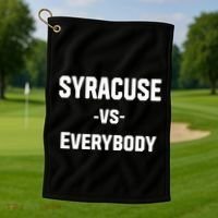 Syracuse Vs Everybody Golf Towel thumb 1