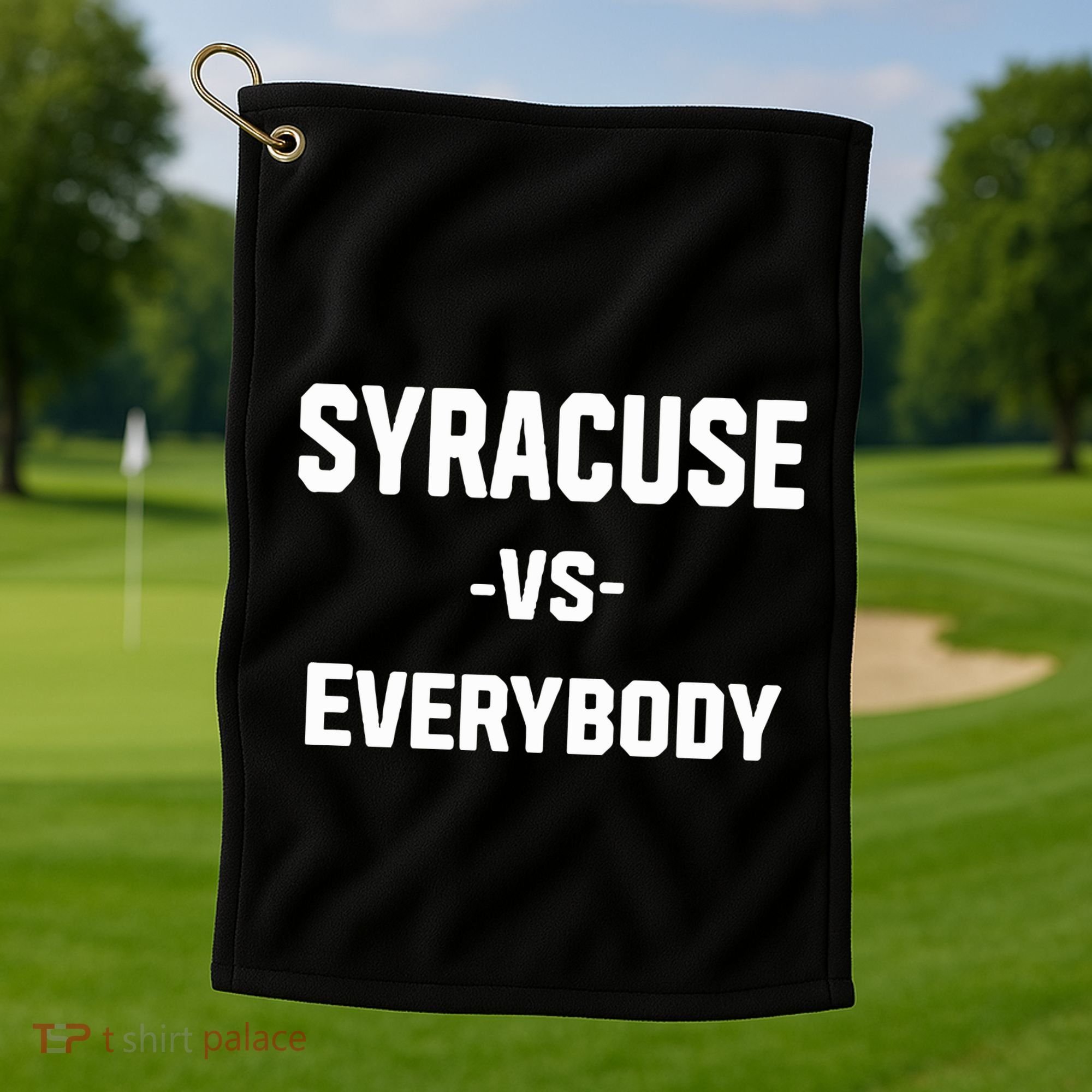 Syracuse Vs Everybody Golf Towel
