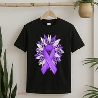 Stop Violence End the Silence Domestic Violence Awareness T-Shirt thumb 2