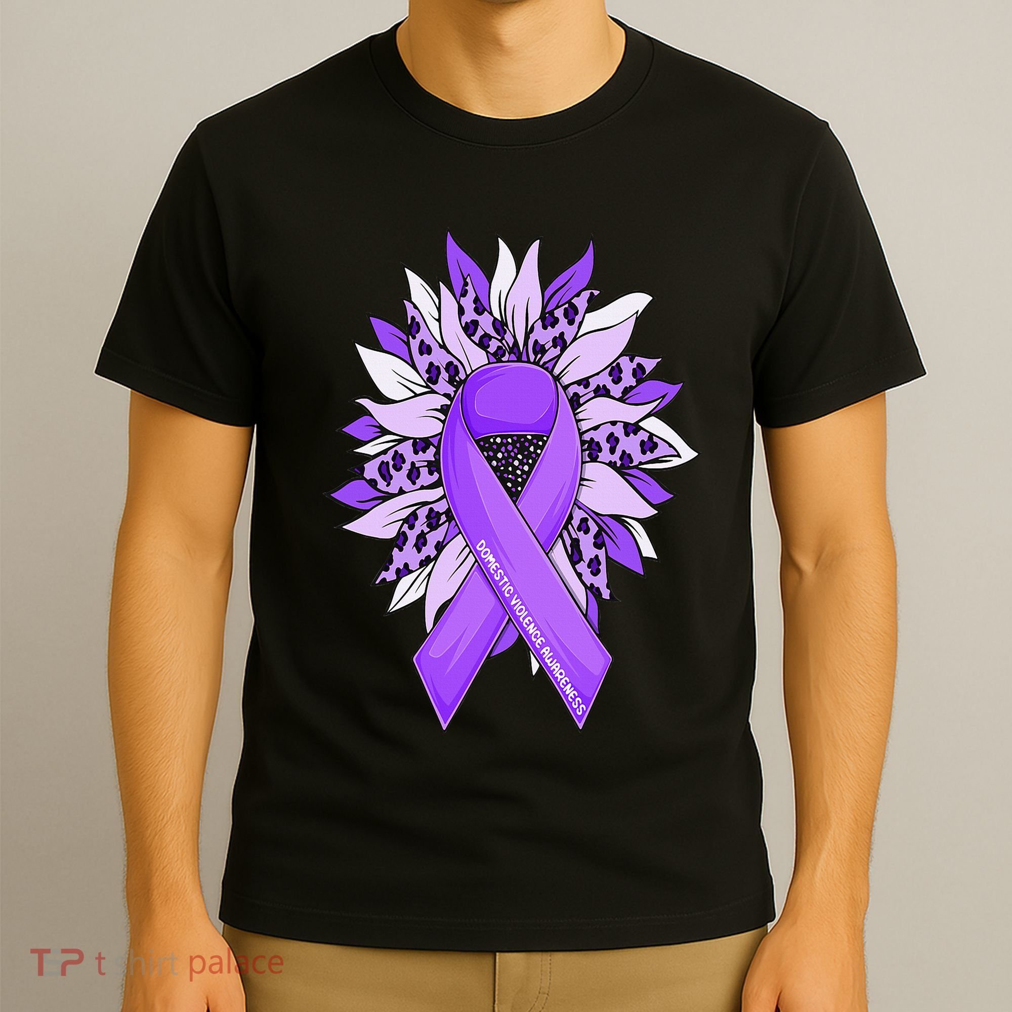 Stop Violence End the Silence Domestic Violence Awareness T-Shirt