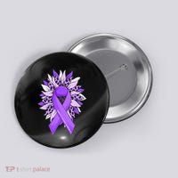 Stop Violence End the Silence Domestic Violence Awareness Button thumb 0