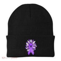 Stop Violence End the Silence Domestic Violence Awareness Beanie thumb 0