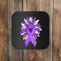 Stop Violence End the Silence Domestic Violence Awareness Coaster thumb 0