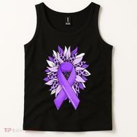 Stop Violence End the Silence Domestic Violence Awareness Tank Top thumb 2