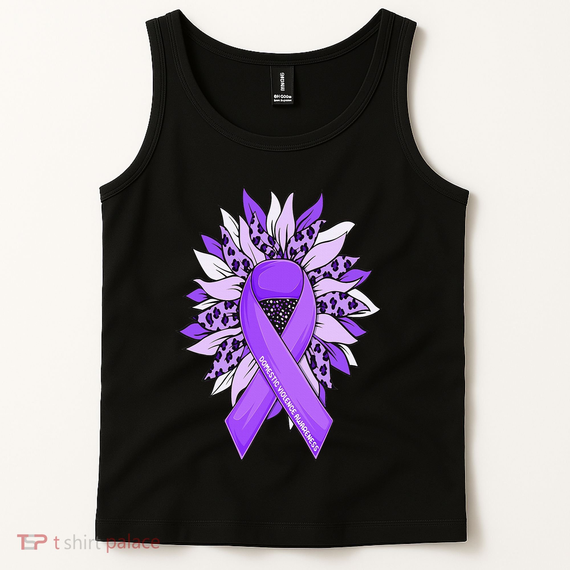 Stop Violence End the Silence Domestic Violence Awareness Tank Top