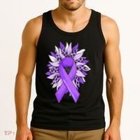 Stop Violence End the Silence Domestic Violence Awareness Tank Top thumb 3