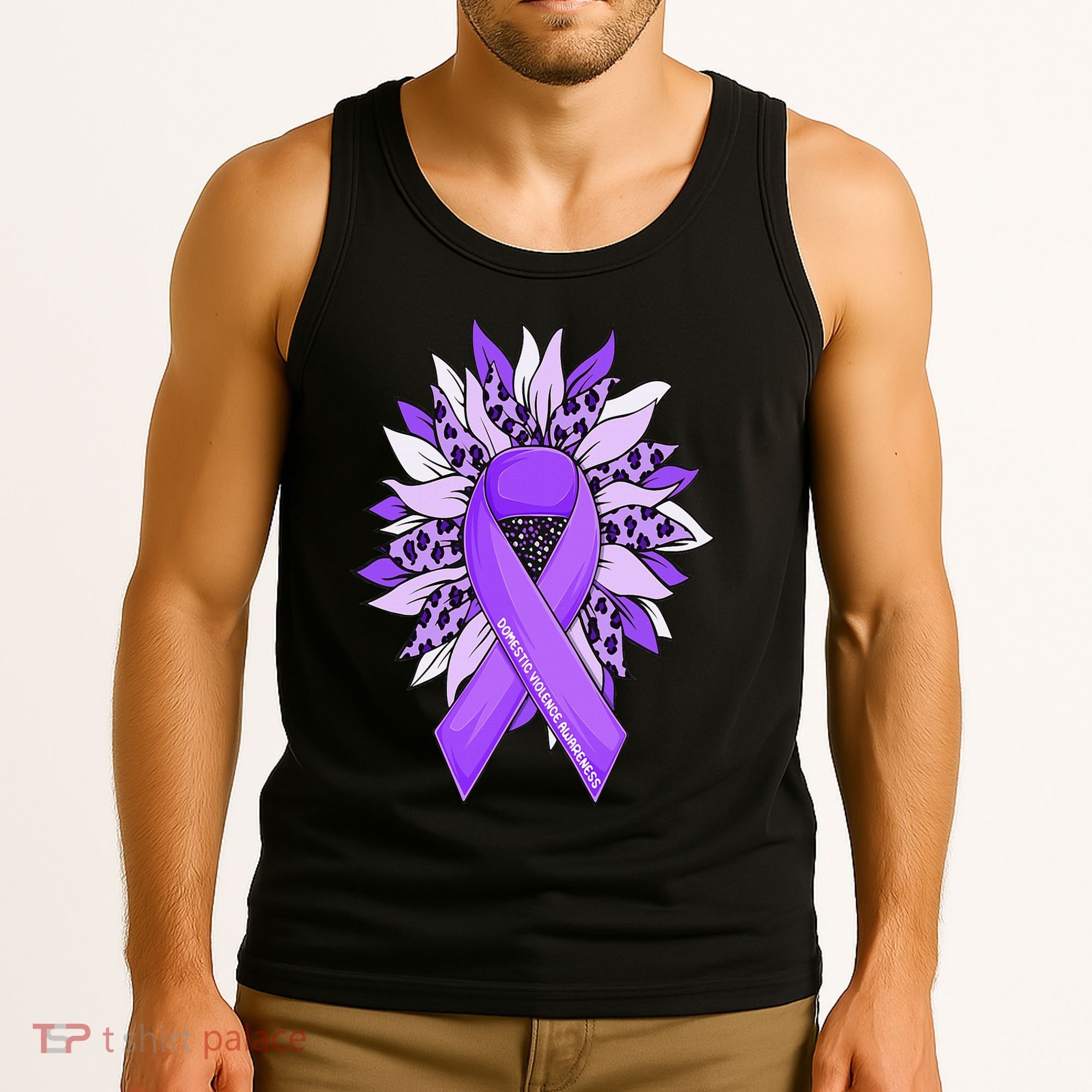 Stop Violence End the Silence Domestic Violence Awareness Tank Top