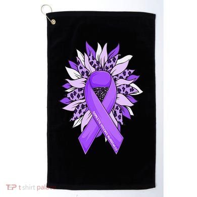 Stop Violence End the Silence Domestic Violence Awareness Golf Towel
