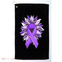 Stop Violence End the Silence Domestic Violence Awareness Golf Towel thumb 0