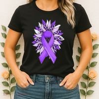 Stop Violence End the Silence Domestic Violence Awareness Women's T-Shirt thumb 2