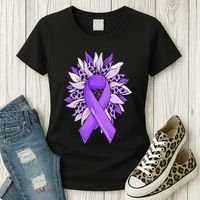 Stop Violence End the Silence Domestic Violence Awareness Women's T-Shirt thumb 3