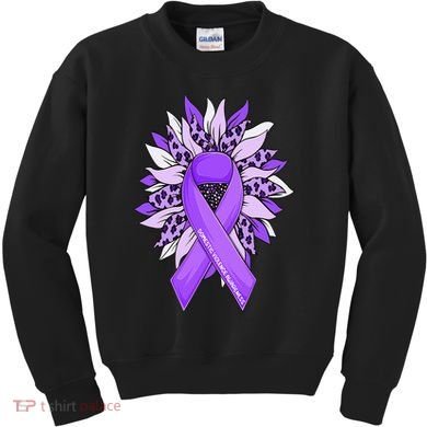 Stop Violence End the Silence Domestic Violence Awareness Kids Sweatshirt