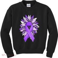 Stop Violence End the Silence Domestic Violence Awareness Kids Sweatshirt thumb 0