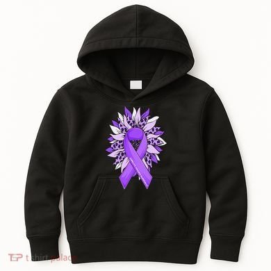 Stop Violence End the Silence Domestic Violence Awareness Kids Hoodie