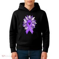 Stop Violence End the Silence Domestic Violence Awareness Kids Hoodie thumb 4
