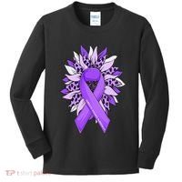 Stop Violence End the Silence Domestic Violence Awareness Kids Long Sleeve Shirt thumb 0