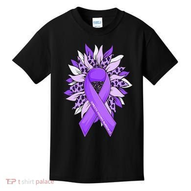 Stop Violence End the Silence Domestic Violence Awareness Kids T-Shirt