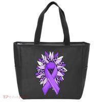 Stop Violence End the Silence Domestic Violence Awareness Tote Bag thumb 0