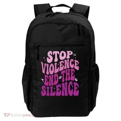 Stop Violence End the Silence Stop Domestic Violence Backpack