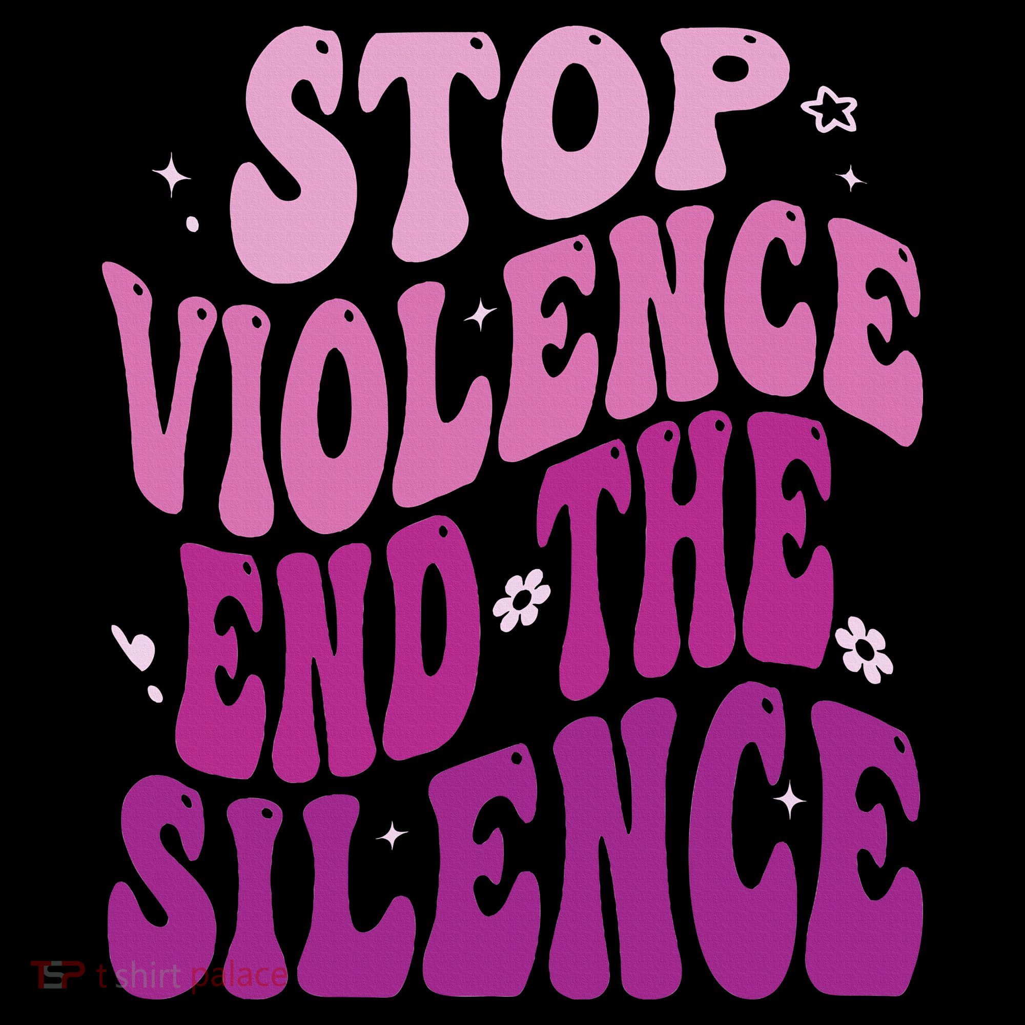 Stop Violence End the Silence Stop Domestic Violence Toddler Hoodie