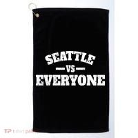 Seattle VS Everyone Golf Towel thumb 0