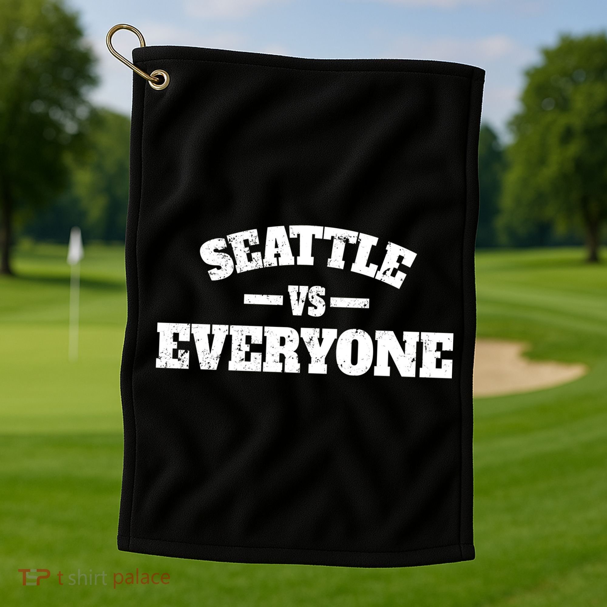 Seattle VS Everyone Golf Towel
