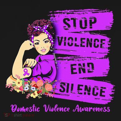 Stop Violence End Silence Domestic Violence Awareness Mousepad
