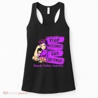 Stop Violence End Silence Domestic Violence Awareness Women's Tank Top thumb 0