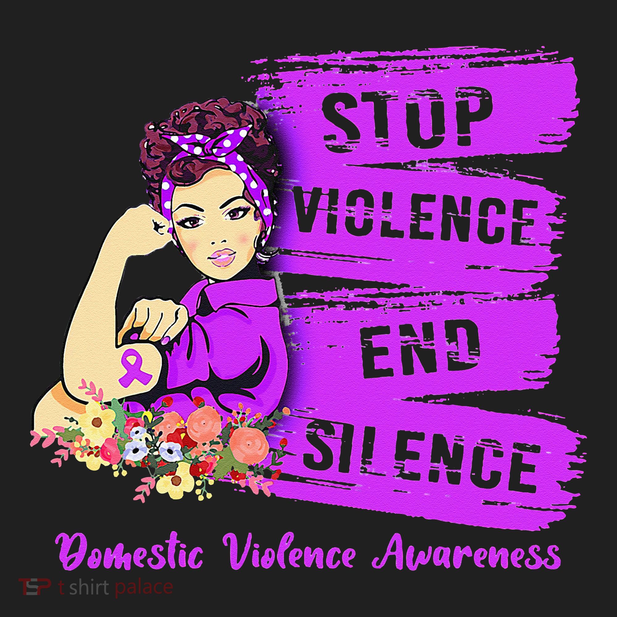Stop Violence End Silence Domestic Violence Awareness Hat